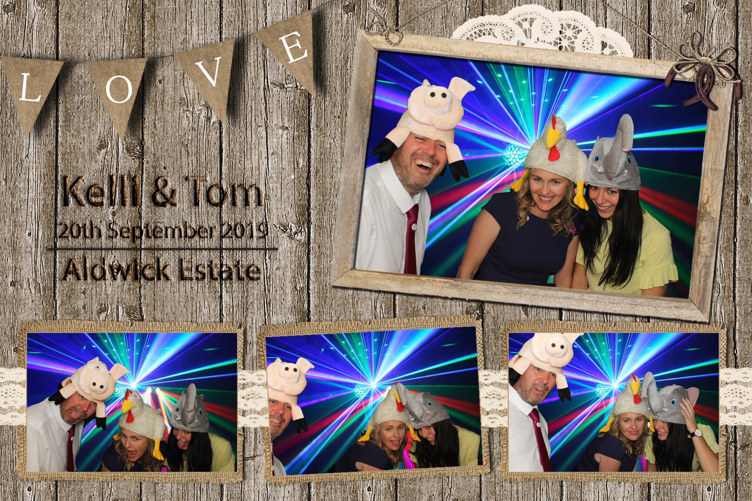 Kelli & Tom's Wedding | View more photos from the event at images.mobile-photo-booth.com/u/MobilePhotoBoothUK/Kelli-Toms-Wedding